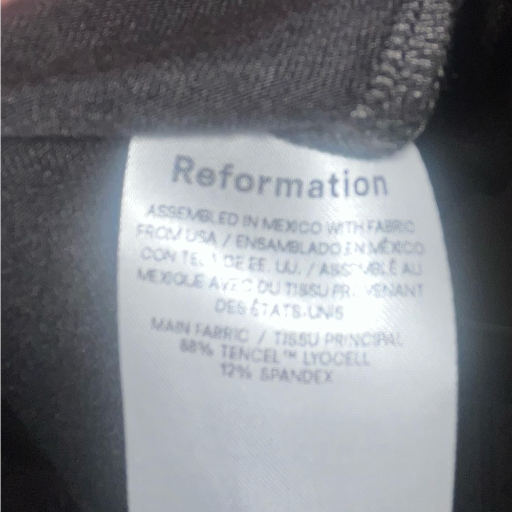 Reformation Classic Black midi  Dress - Picture 4 of 5